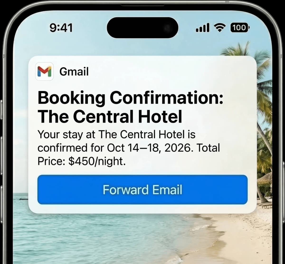 Forward your confirmation email to save@flipmystay.com