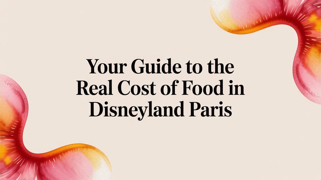 The Real Cost of Food in Disneyland Paris: Your 2024 Budget Guide