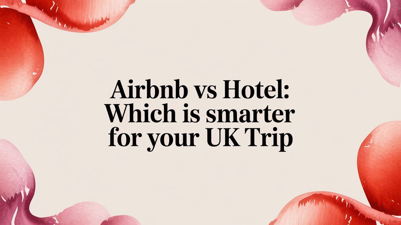 Airbnb vs Hotel: Which Is the Smarter Call for Your UK Trip?