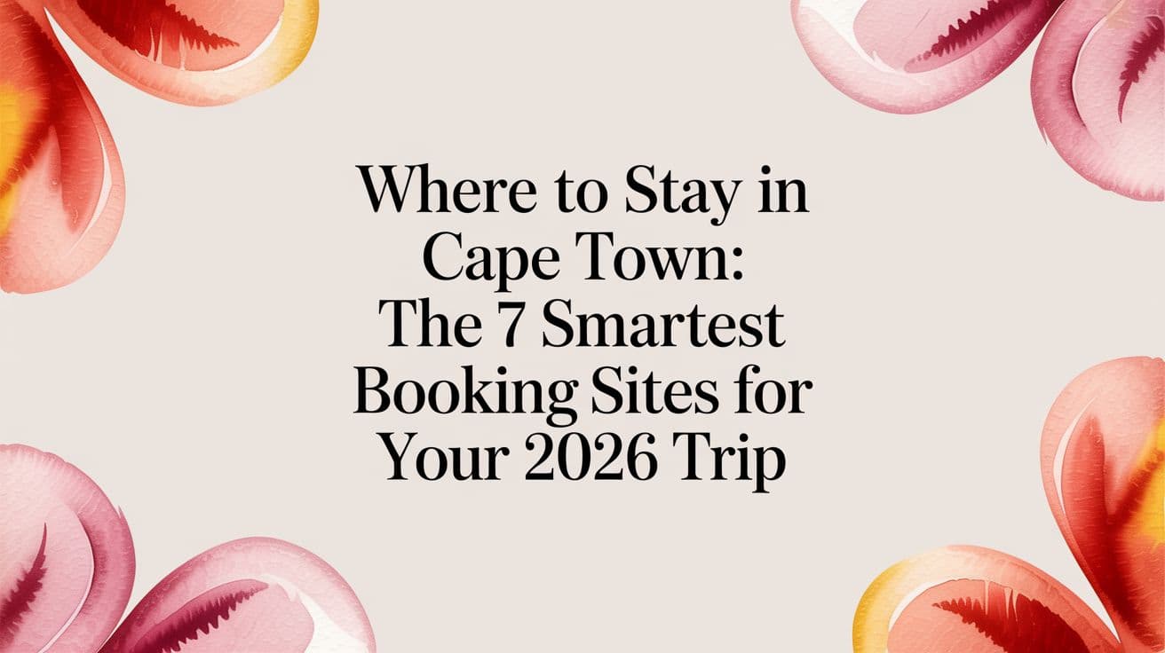 Where to Stay in Cape Town: The 7 Smartest Booking Sites for Your 2026 Trip