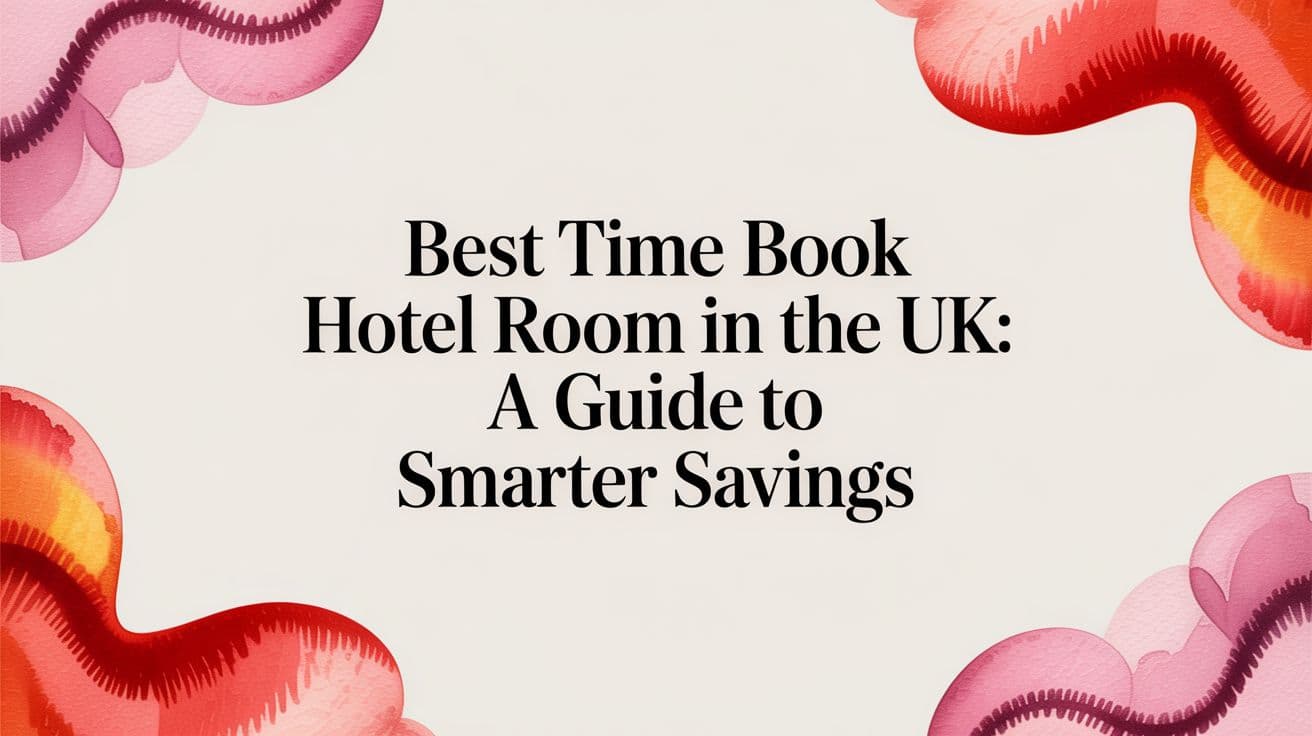 Best time book hotel room in the UK: A guide to smarter savings