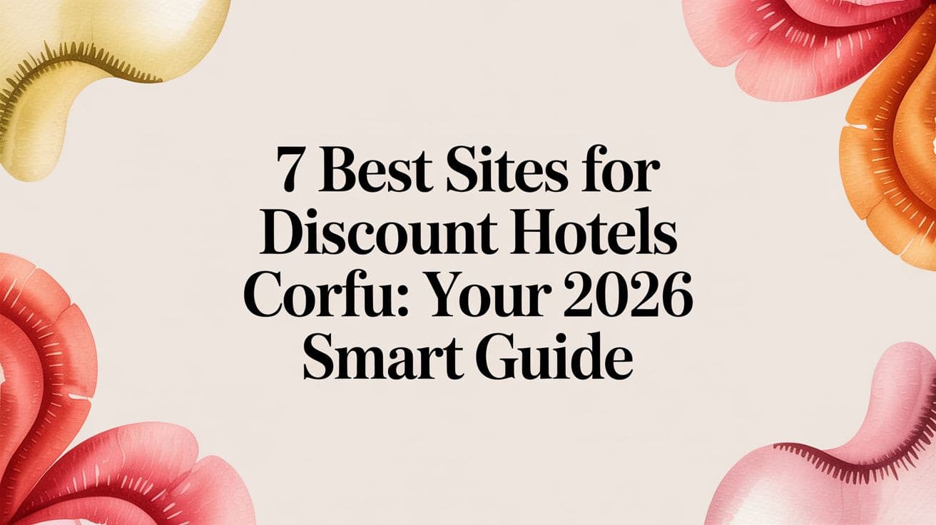 7 Best Sites for Discount Hotels Corfu: Your 2026 Smart Guide